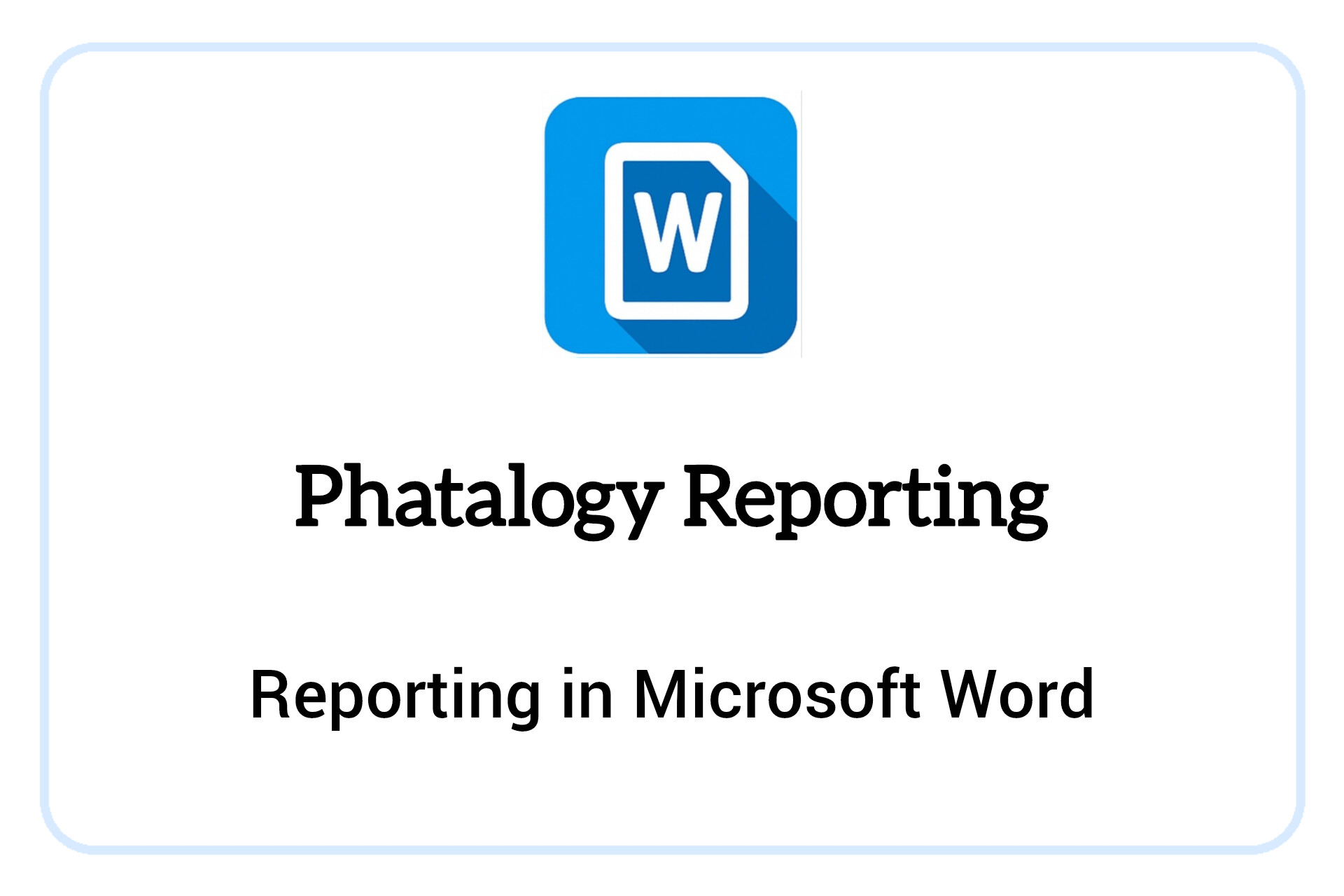 Pathology Report