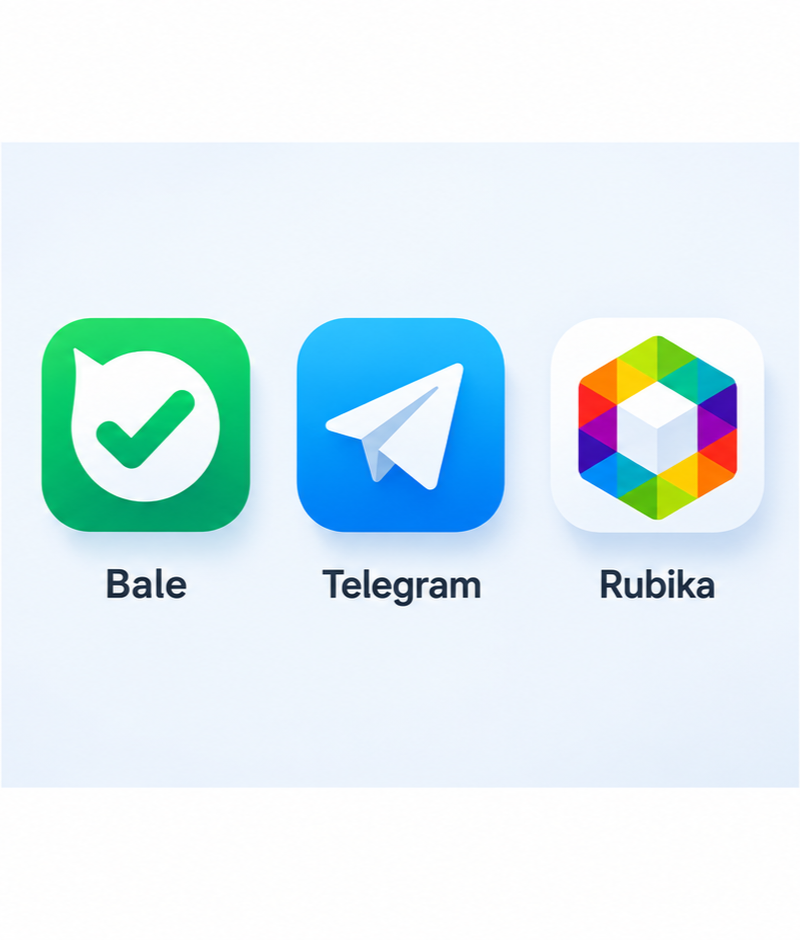 📣 ارسال جواب از طريق بله، روبیکا و تلگرام